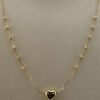 Bead and Heart Necklace